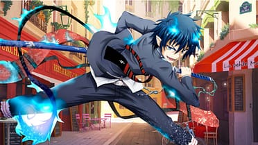 devilish anime characters with blue hair