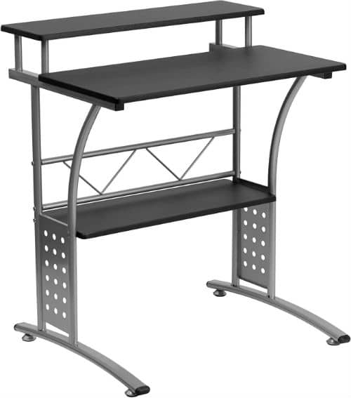 Computer Desk With Shelve Above