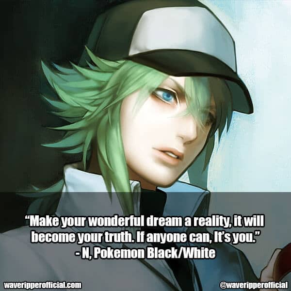 N quotes pokemon black white