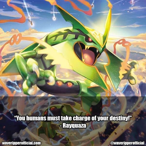 Rayquaza quotes pokémon