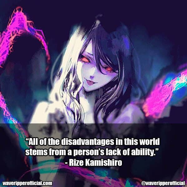 Tokyo Ghoul Quotes