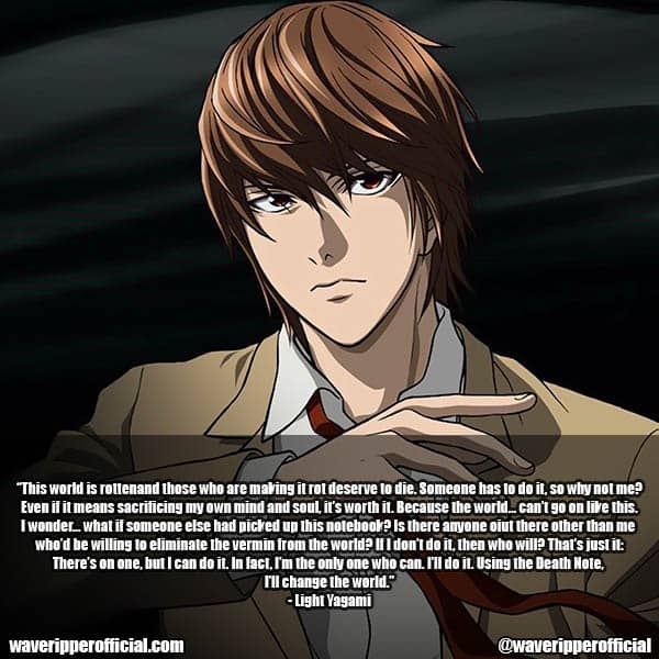 Death Note Quotes Light Yagami