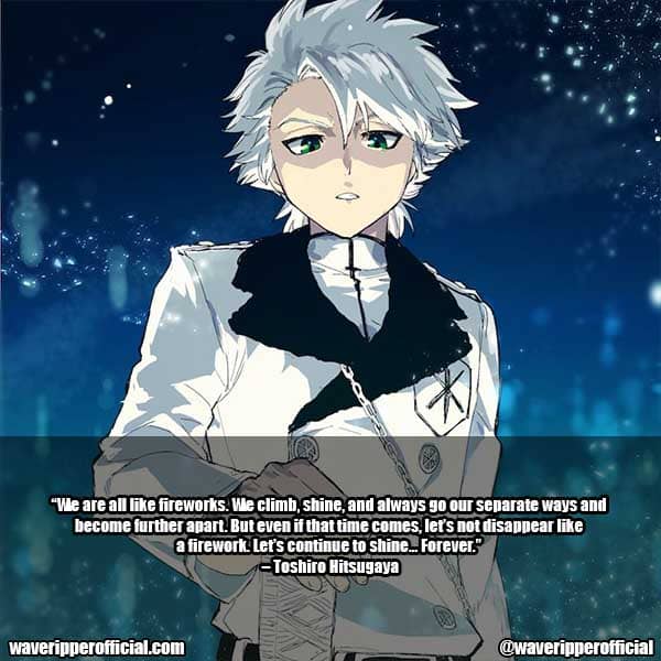 Toshiro Bleach Quotes