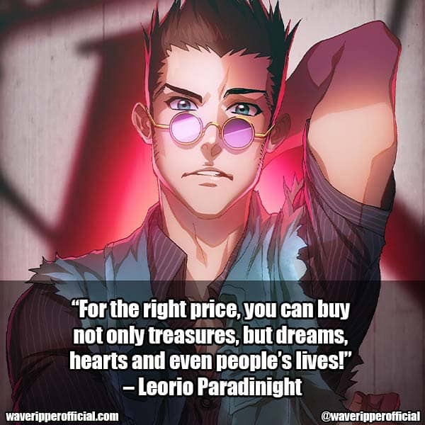 Leorio Paradinight quotes