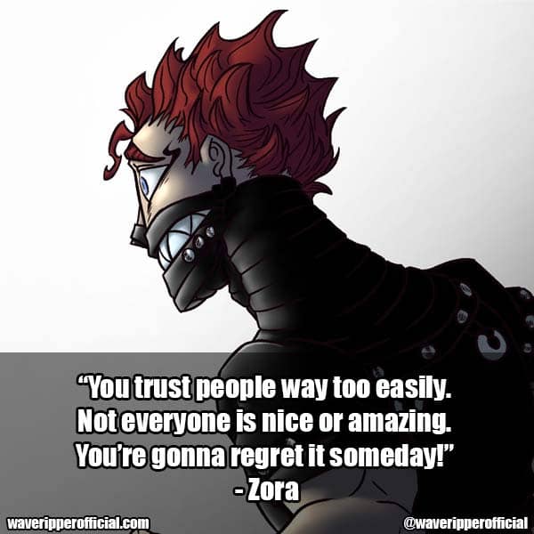 Zora quotes from Black Clover