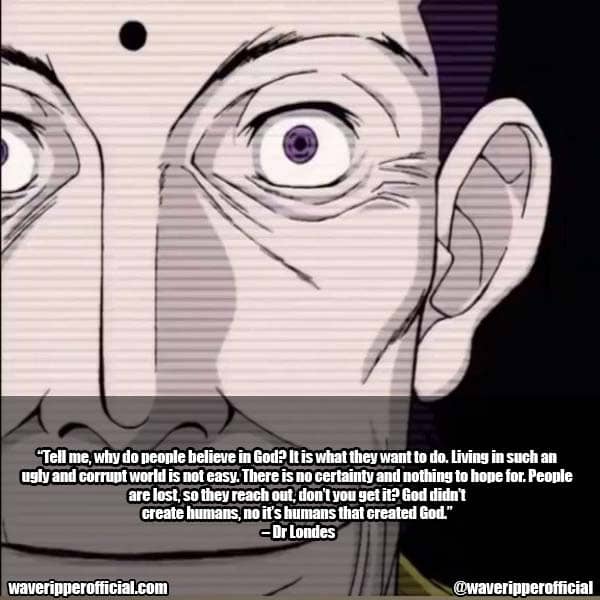 DR Londes quotes from cowboy bebop