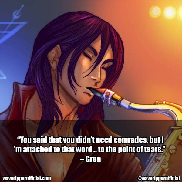 Gren quotes from cowboy bebop