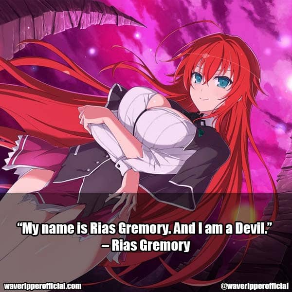 Highschool DxD quotes 3
