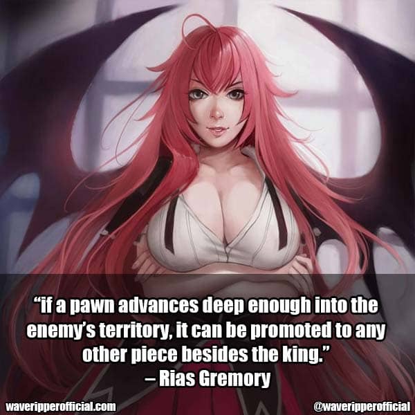 Rias Gremory quotes 1