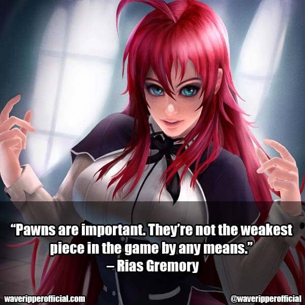 Rias Gremory quotes 2