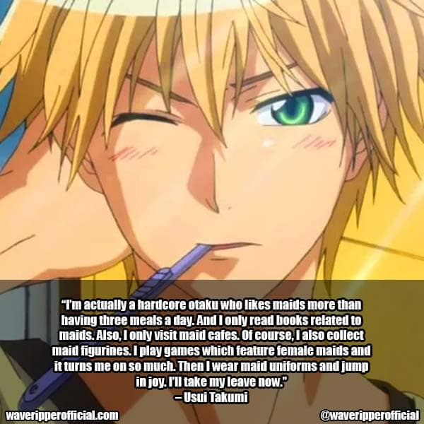13+ Of The Best Maid Sama Quotes for Anime Fans - Waveripperofficial