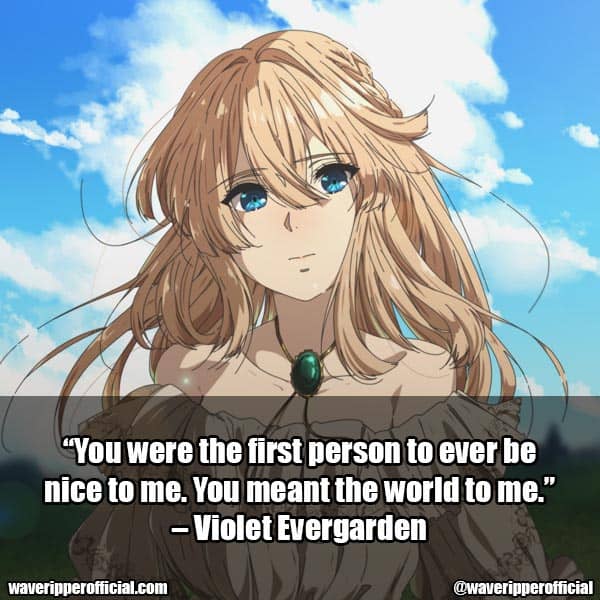 Violet Evergarden quotes