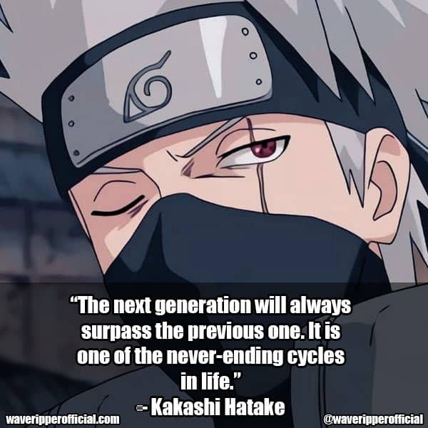 Kakashi Hatake quotes 11