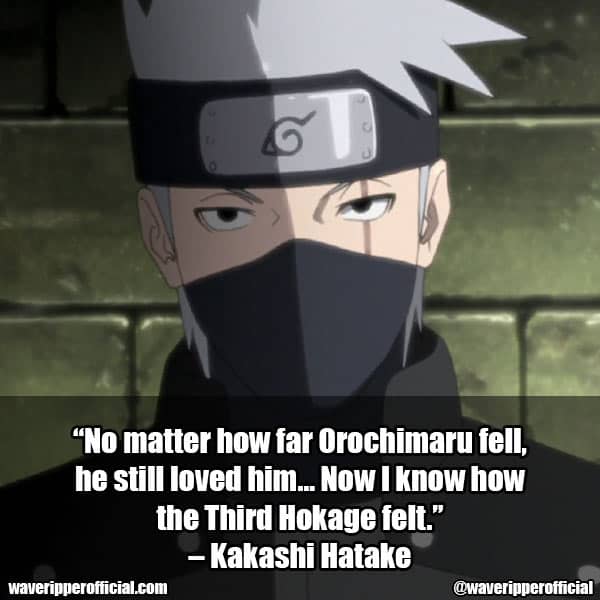 Kakashi Hatake quotes 5