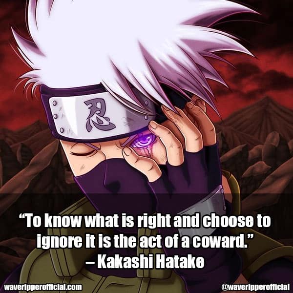 Kakashi Hatake quotes 9