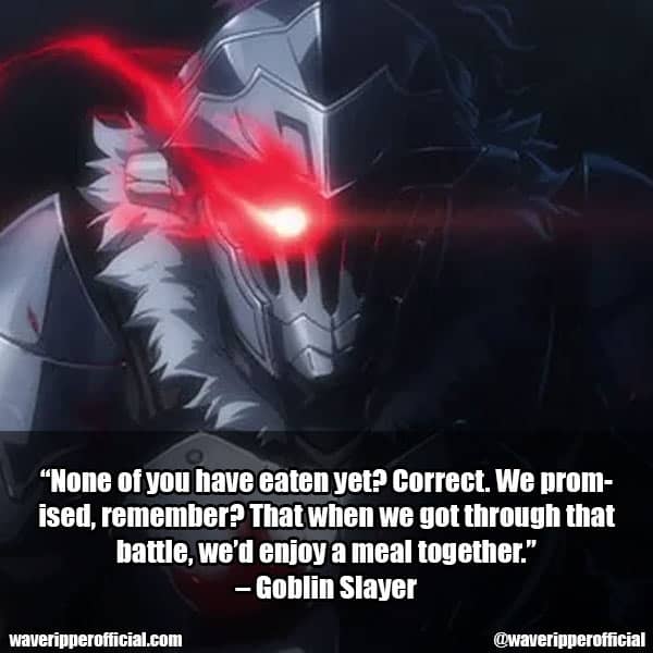 Goblin Slayer quotes 9