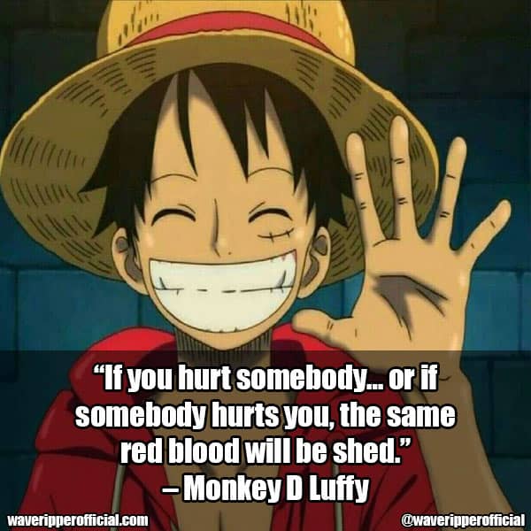 Monkey D. Luffy One Piece quotes 3