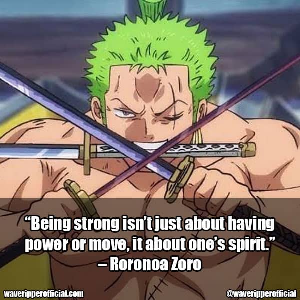 Roronoa Zoro One Piece quotes 2