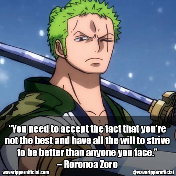Roronoa Zoro One Piece quotes 3