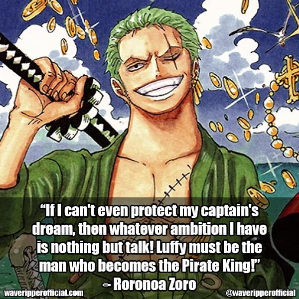 Roronoa Zoro One Piece quotes