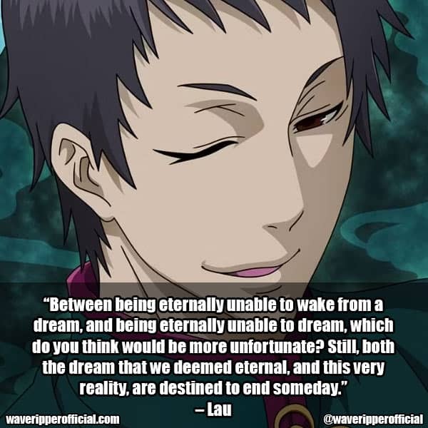 Lau quotes from Black Butler