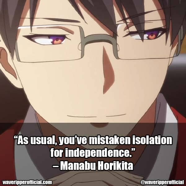 Manabu Horikita Quotes