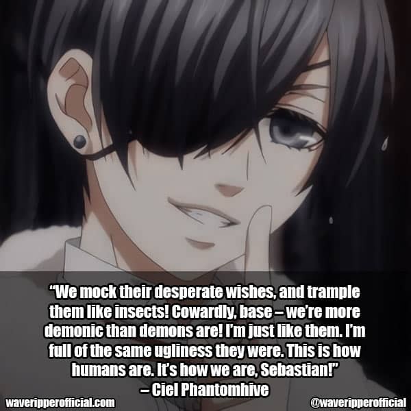 memorable quotes from Black Butler