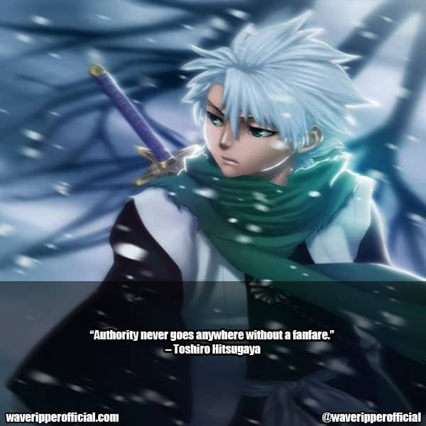 Toshiro Bleach Quotes 1