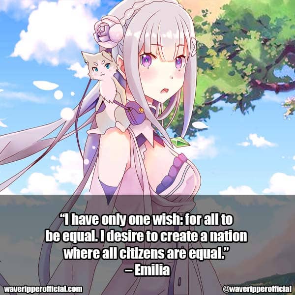 Emilia re zero quotes 1