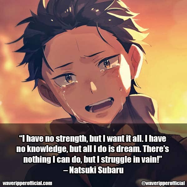 Natsuki Subaru quotes 6