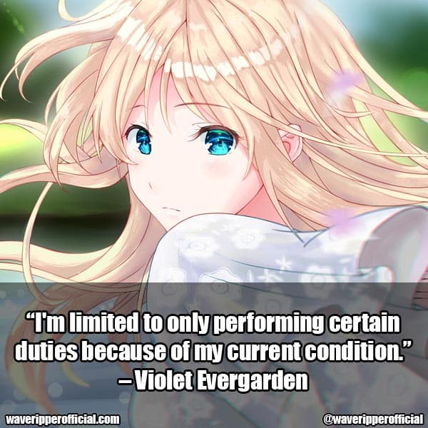 Violet Evergarden quotes 11