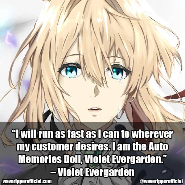 Violet Evergarden quotes 7