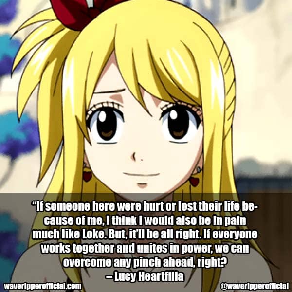 best Lucy Heartfilia quotes