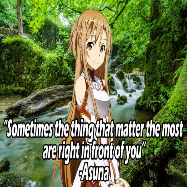 11 Inspirational Sword Art Online Quotes