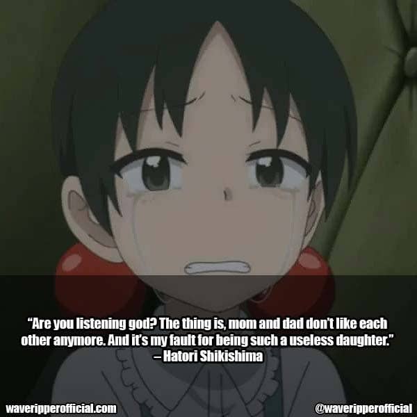 Sad Anime Quotes  Sad Anime Quotes Find And Discover 