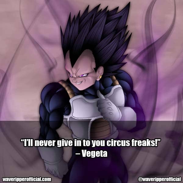 Vegeta quotes from dragon ball z