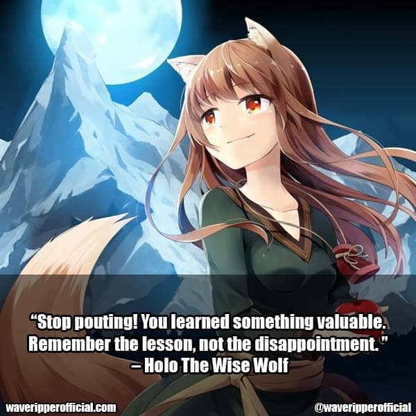 Spice and Wolf Anime Quote 4