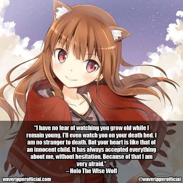 Spice and Wolf Anime Quote 7