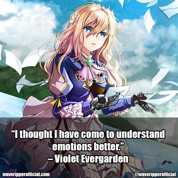 Violet Evergarden quotes 5