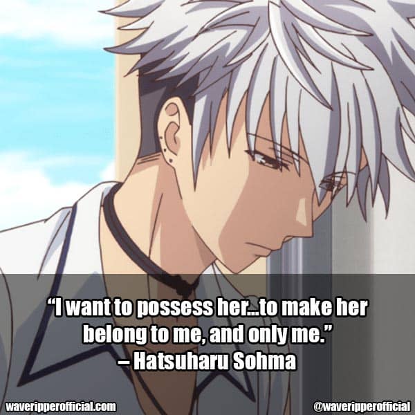 Hatsuharu Sohma quotes 1