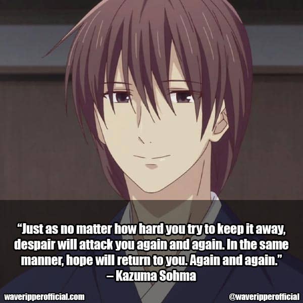 Kazuma Sohma quotes