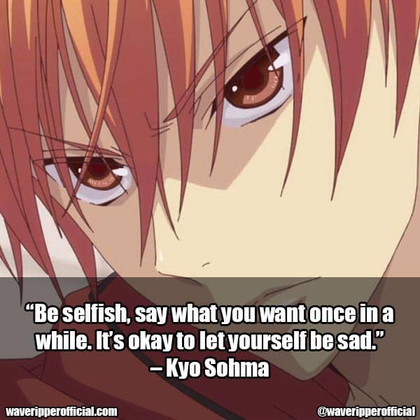 Kyo Sohma quotes