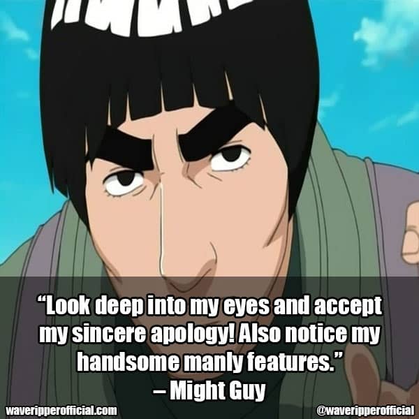 Might Guy quotes 10