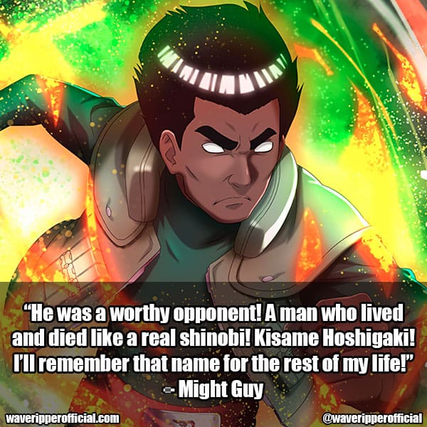 Might Guy quotes 3