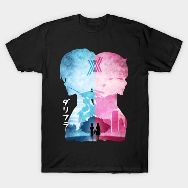 Hiro & Zero Two T Shirt