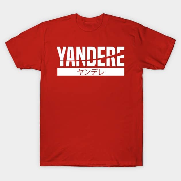 White Yandere Red Shirt