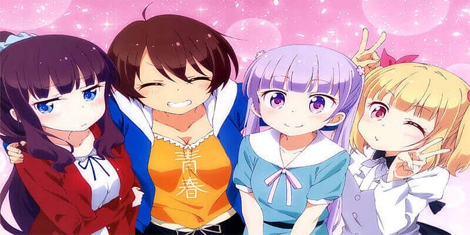 new game anime characters selfie