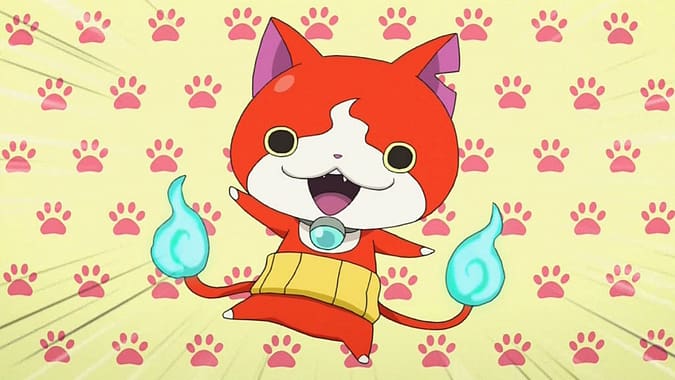 Jibanyan with his two tails