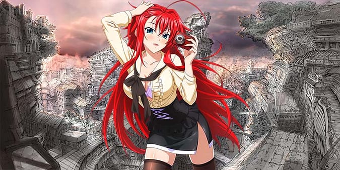 Rias gremory hot anime girl