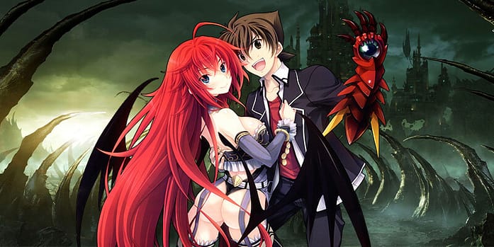 Issei Hyoudou and Rias Gremory